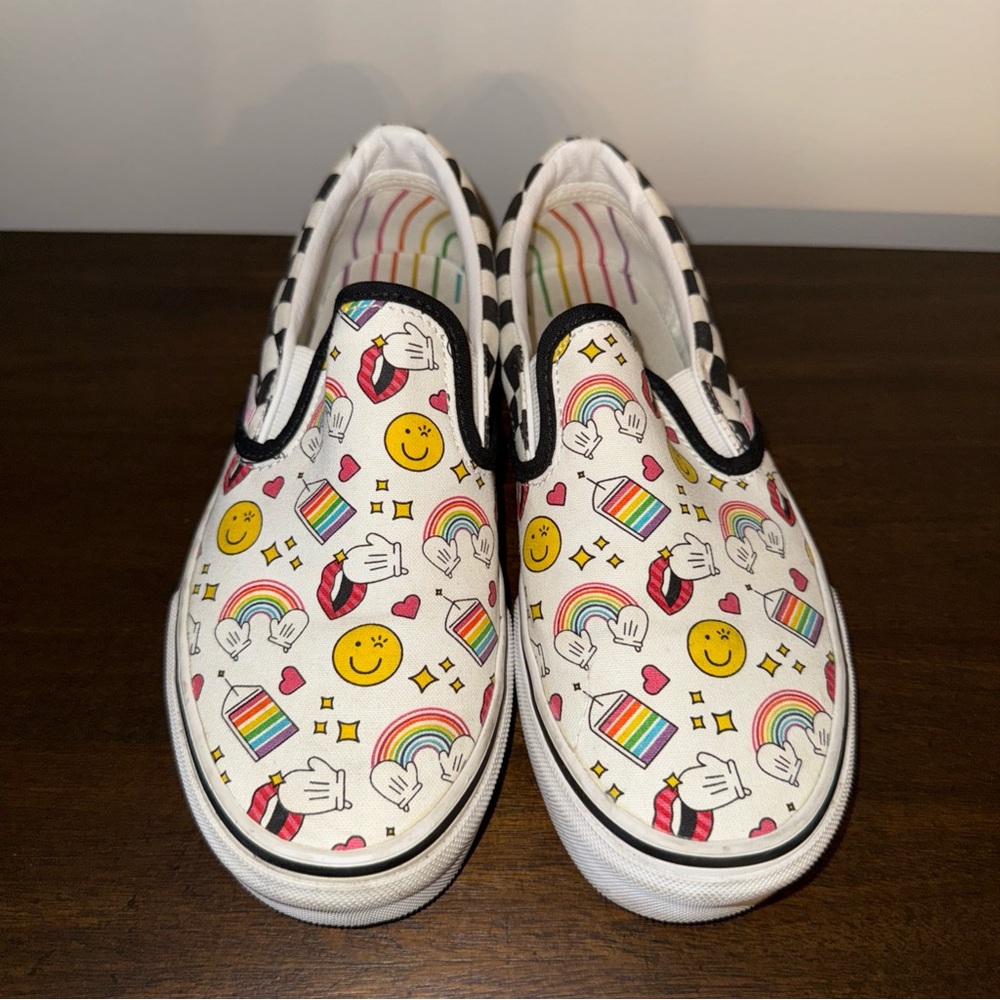 Vans Classic Flour Shop Amira H Kassem collab Rainbow  Shoes Size W6.5 M5 - Picture 2 of 10